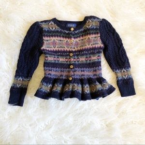 Polo Ralph Lauren Girls Wool Sweater
